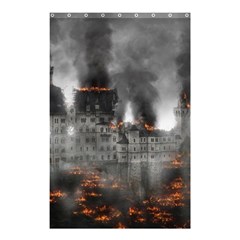 Destruction War Conflict Explosive Shower Curtain 48  X 72  (small)  by Celenk