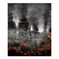 Destruction War Conflict Explosive Shower Curtain 60  X 72  (medium)  by Celenk