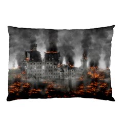 Destruction War Conflict Explosive Pillow Case (two Sides) by Celenk