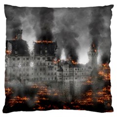 Destruction War Conflict Explosive Large Cushion Case (one Side) by Celenk