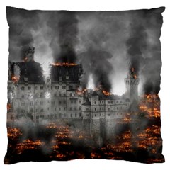 Destruction War Conflict Explosive Standard Flano Cushion Case (one Side) by Celenk