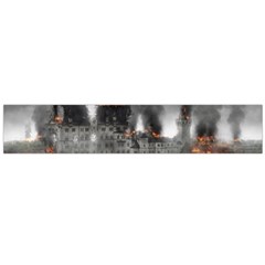 Destruction War Conflict Explosive Large Flano Scarf  by Celenk