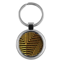 Modern Art Sculpture Architecture Key Chains (round)  by Celenk