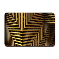 Modern Art Sculpture Architecture Small Doormat  by Celenk