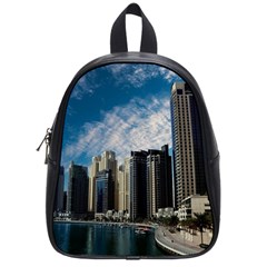 Skyscraper City Architecture Urban School Bag (small) by Celenk