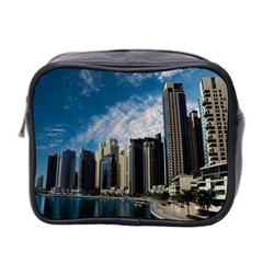 Skyscraper City Architecture Urban Mini Toiletries Bag 2-side by Celenk