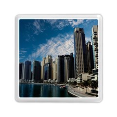 Skyscraper City Architecture Urban Memory Card Reader (square)  by Celenk