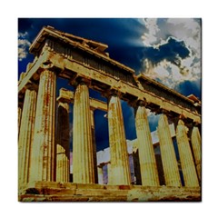 Athens Greece Ancient Architecture Tile Coasters