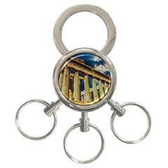 Athens Greece Ancient Architecture 3-Ring Key Chains