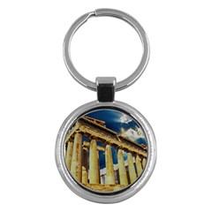 Athens Greece Ancient Architecture Key Chains (round)  by Celenk