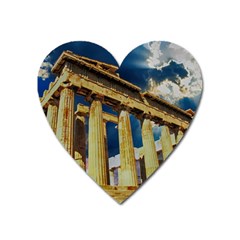 Athens Greece Ancient Architecture Heart Magnet