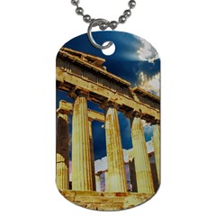 Athens Greece Ancient Architecture Dog Tag (One Side)