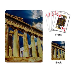 Athens Greece Ancient Architecture Playing Card by Celenk