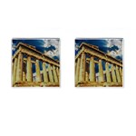 Athens Greece Ancient Architecture Cufflinks (Square) Front(Pair)