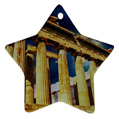 Athens Greece Ancient Architecture Star Ornament (two Sides) by Celenk