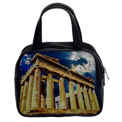 Athens Greece Ancient Architecture Classic Handbags (2 Sides) by Celenk