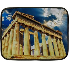 Athens Greece Ancient Architecture Double Sided Fleece Blanket (Mini) 