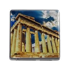 Athens Greece Ancient Architecture Memory Card Reader (square) by Celenk