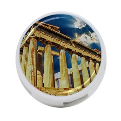 Athens Greece Ancient Architecture 4-port Usb Hub (one Side) by Celenk