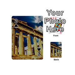 Athens Greece Ancient Architecture Playing Cards 54 (mini)  by Celenk