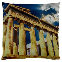 Athens Greece Ancient Architecture Large Cushion Case (Two Sides)