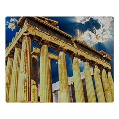 Athens Greece Ancient Architecture Double Sided Flano Blanket (large)  by Celenk