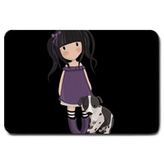 Dolly Girl And Dog Large Doormat 