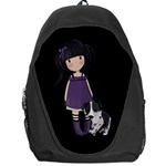 Dolly girl and dog Backpack Bag Front