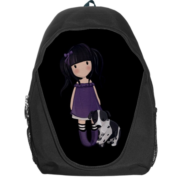 Dolly girl and dog Backpack Bag