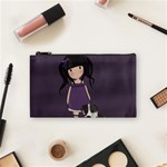 Dolly girl and dog Cosmetic Bag (Small)  Front