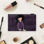 Dolly girl and dog Cosmetic Bag (Small)  Back