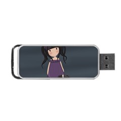 Dolly Girl And Dog Portable Usb Flash (two Sides) by Valentinaart