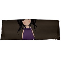 Dolly Girl And Dog Body Pillow Case (dakimakura) by Valentinaart