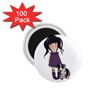 Dolly girl and dog 1.75  Magnets (100 pack)  Front