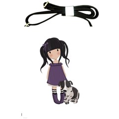 Dolly Girl And Dog Shoulder Sling Bags by Valentinaart