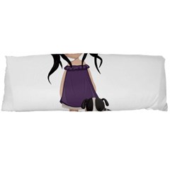 Dolly Girl And Dog Body Pillow Case Dakimakura (two Sides) by Valentinaart