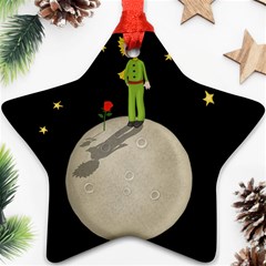 The Little Prince Star Ornament (two Sides) by Valentinaart