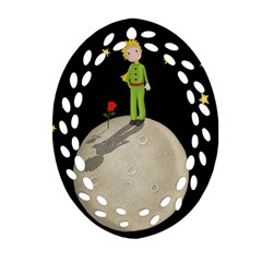 The Little Prince Ornament (oval Filigree) by Valentinaart