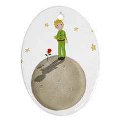 The Little Prince Ornament (oval) by Valentinaart