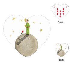 The Little Prince Playing Cards (heart)  by Valentinaart