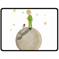 The Little Prince Double Sided Fleece Blanket (large)  by Valentinaart