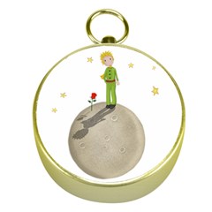 The Little Prince Gold Compasses by Valentinaart