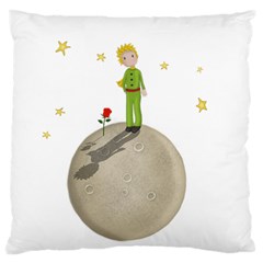 The Little Prince Large Flano Cushion Case (two Sides) by Valentinaart