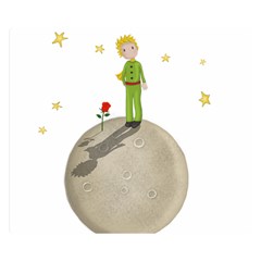 The Little Prince Double Sided Flano Blanket (small)  by Valentinaart