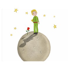 The Little Prince Double Sided Flano Blanket (medium)  by Valentinaart