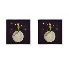 The Little Prince Cufflinks (square) by Valentinaart