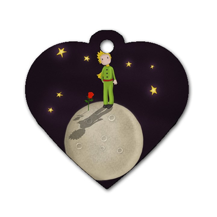 The Little Prince Dog Tag Heart (Two Sides)