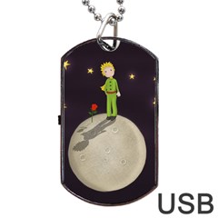 The Little Prince Dog Tag Usb Flash (two Sides) by Valentinaart