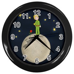 The Little Prince Wall Clocks (black) by Valentinaart