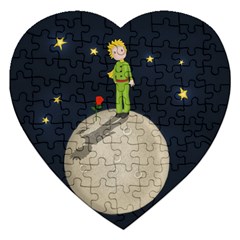 The Little Prince Jigsaw Puzzle (heart) by Valentinaart